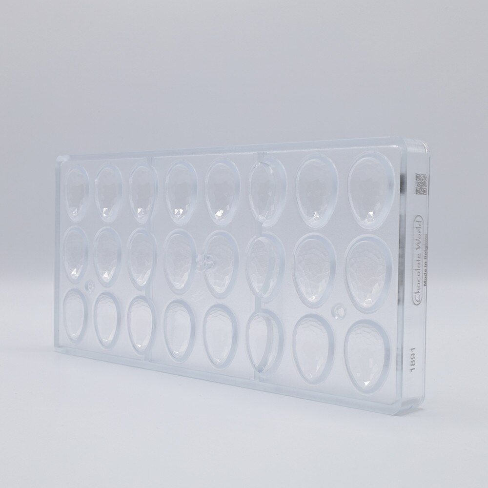 Chocolate World Mould - Egg Facet 33mm